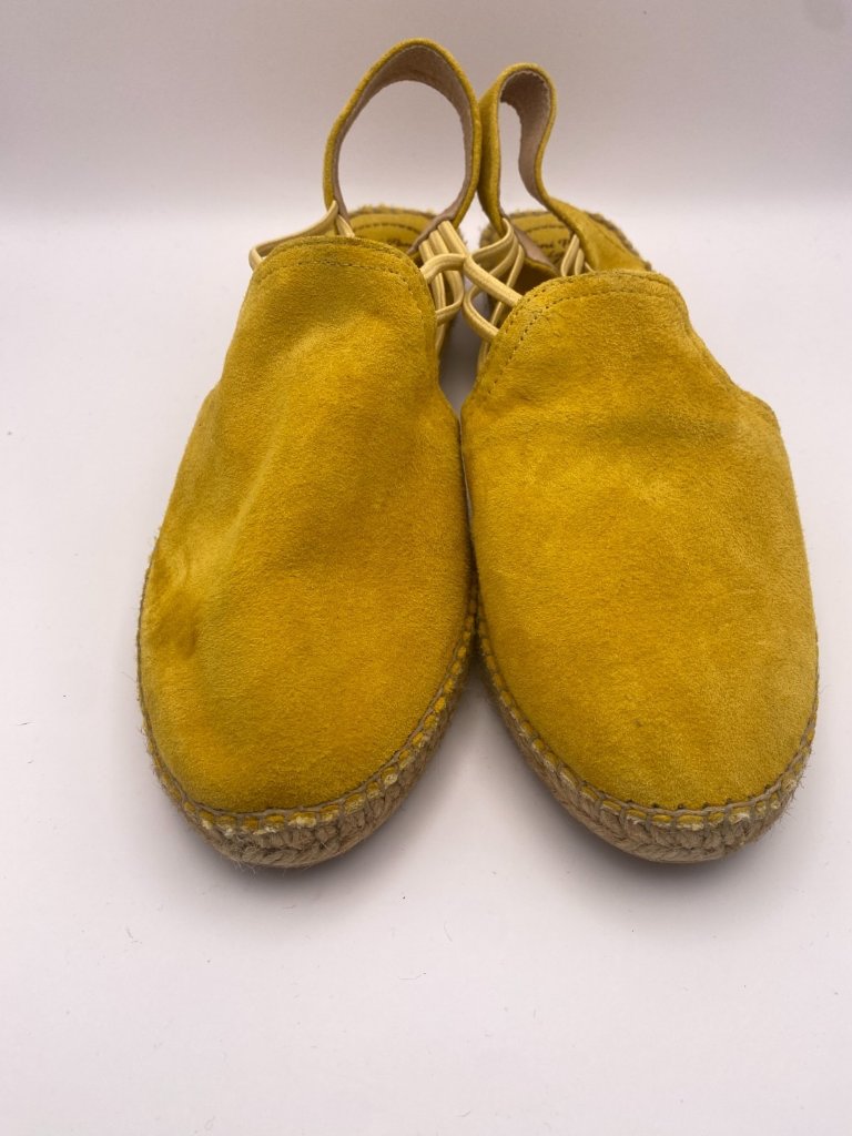 Toni Pons Womens Nuria Mustard Suede Espadrille Sandal Sz 11 — image 4 of 8